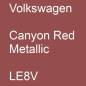 Preview: Volkswagen, Canyon Red Metallic, LE8V.